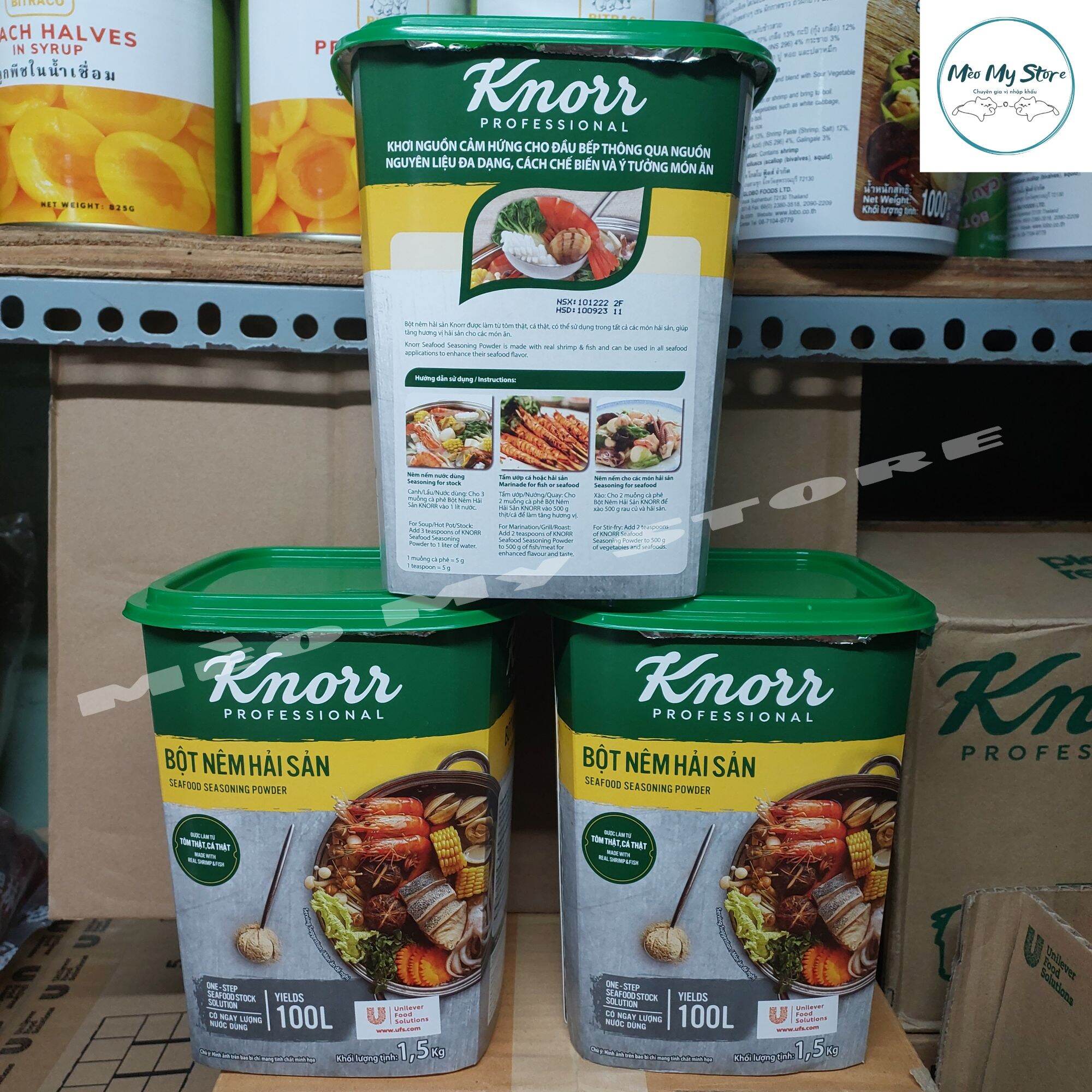 Bột nêm hải sản knorr hộp 1.5kg
