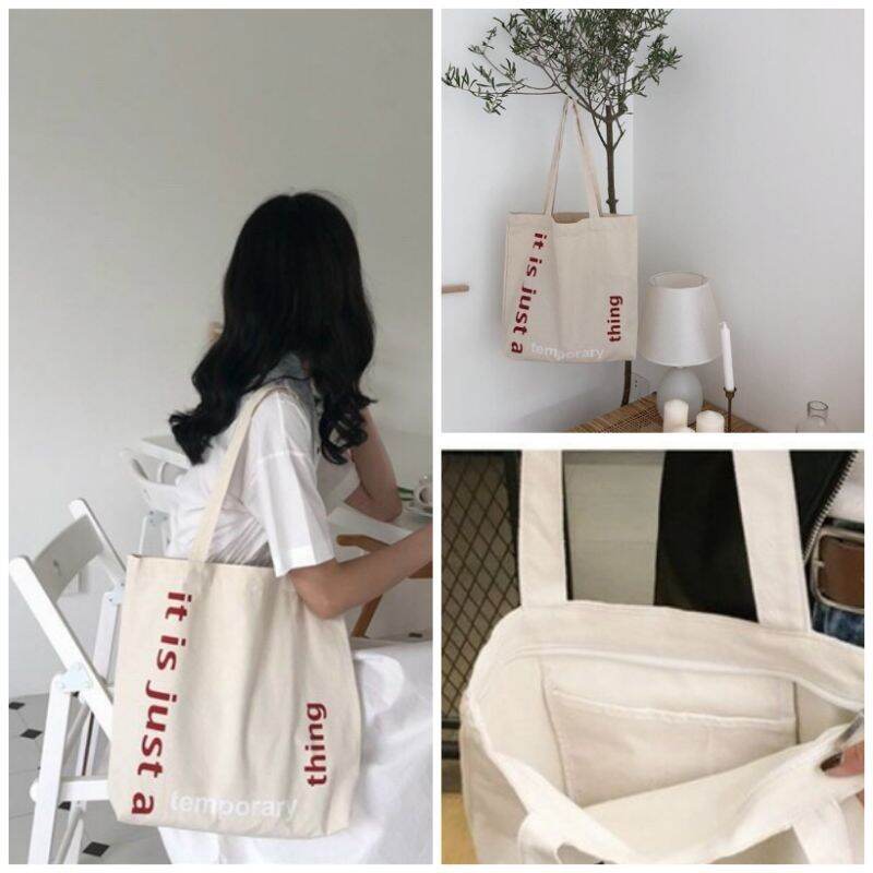 Túi tote vải canvas Ulzzang Thing is