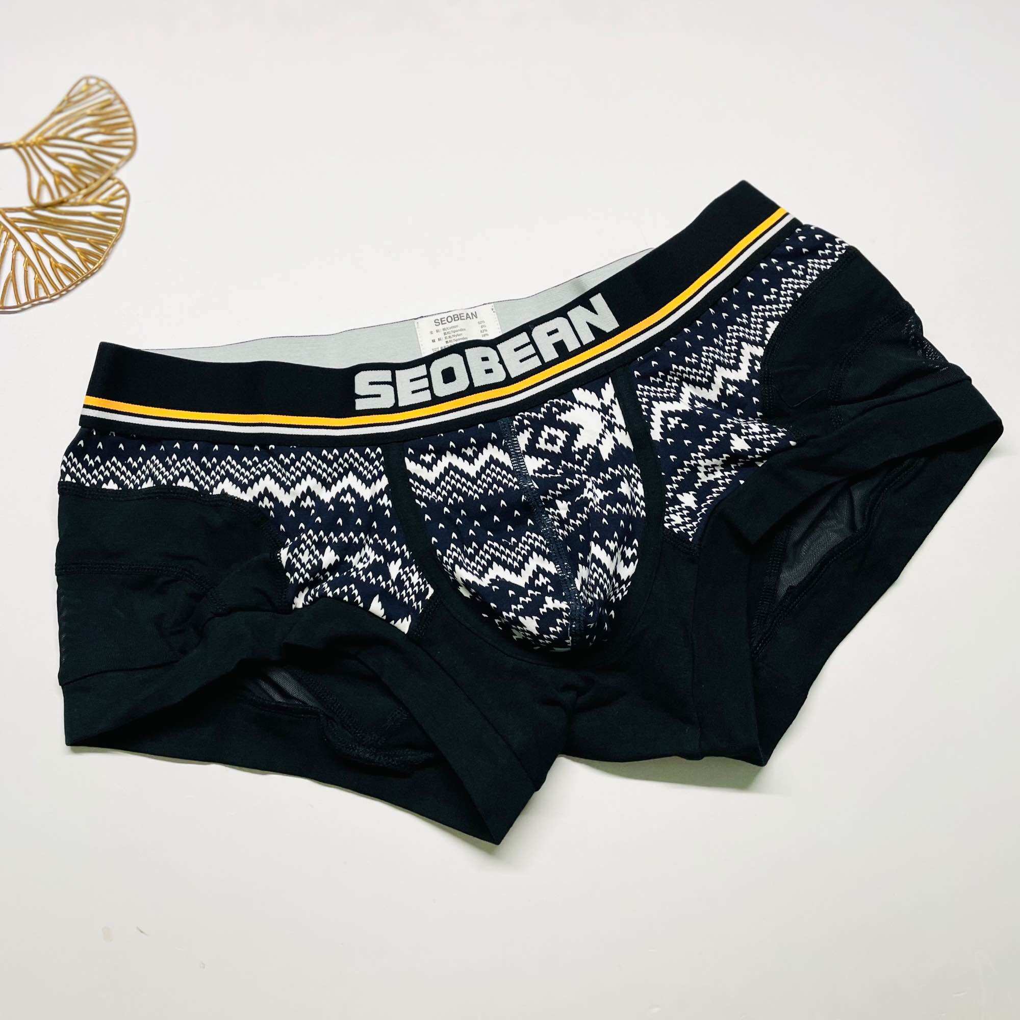 Quần lót nam boxer seobean thun cotton size xl-2xl