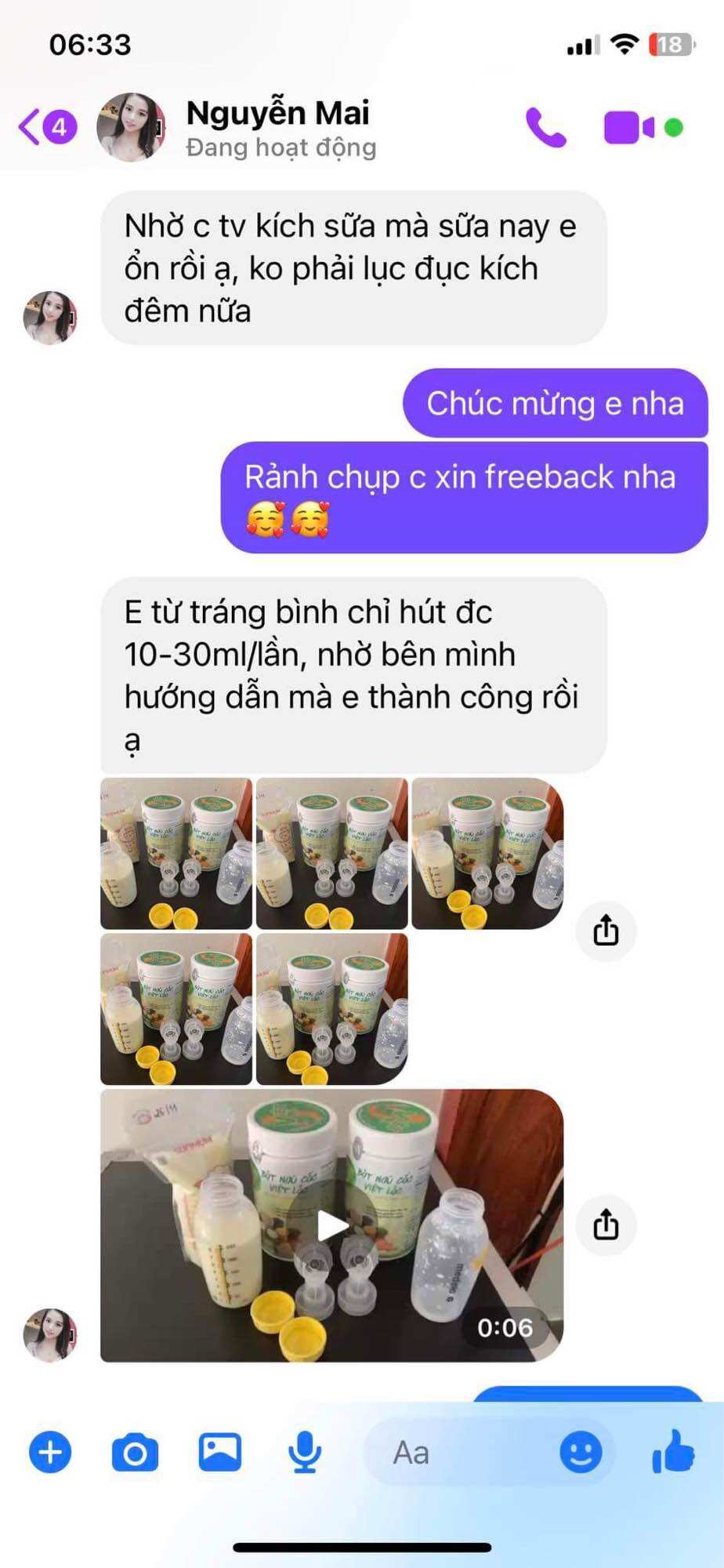 Ngũ Cốc Việt Lộc -Bầu,mẹ sau sinh
