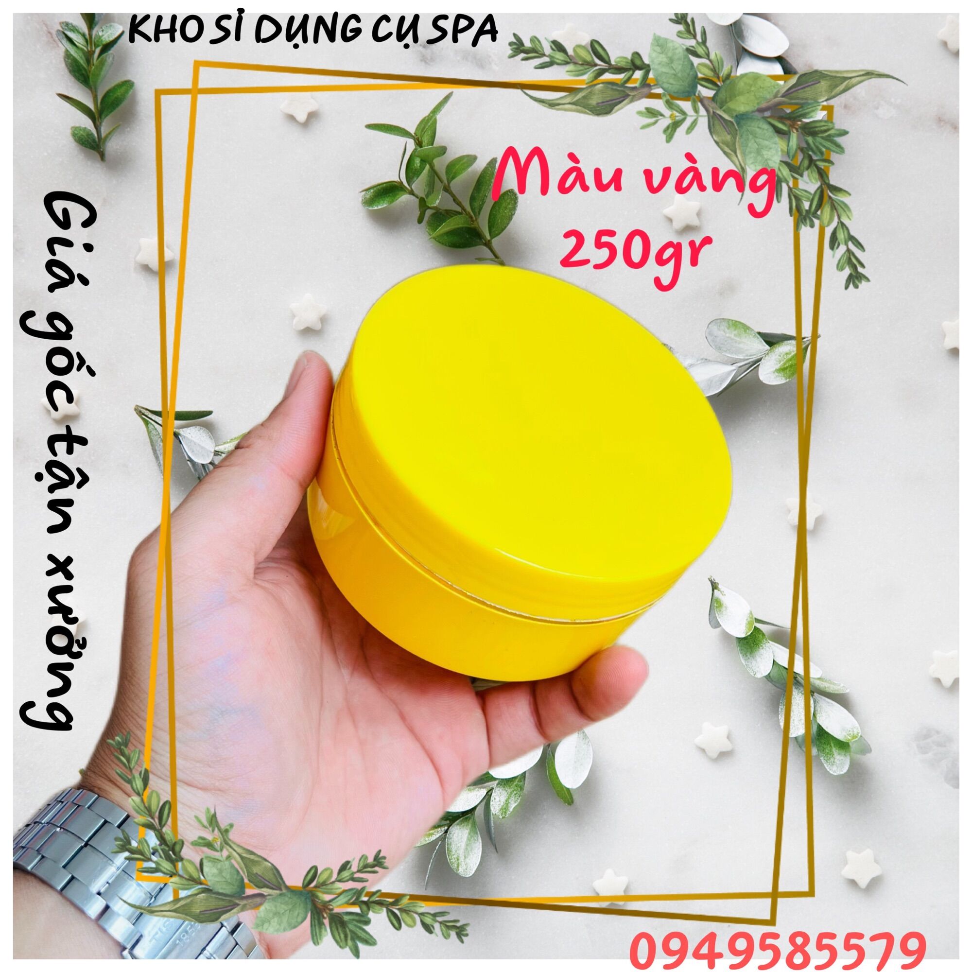 Hủ đựng kem body 250g [Hồng]