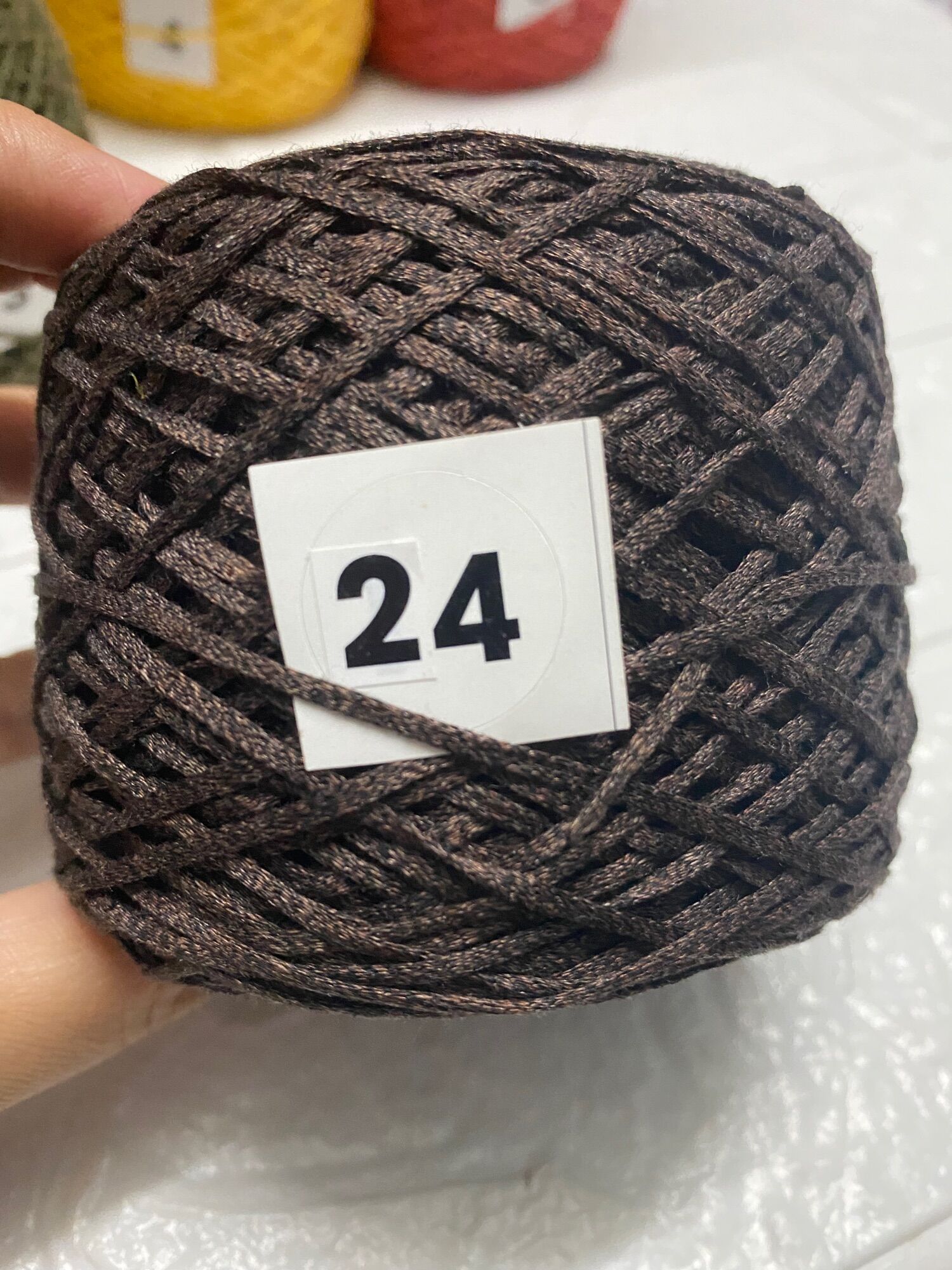 (12) Sợi dệt thái dẹp 2mm(100g)