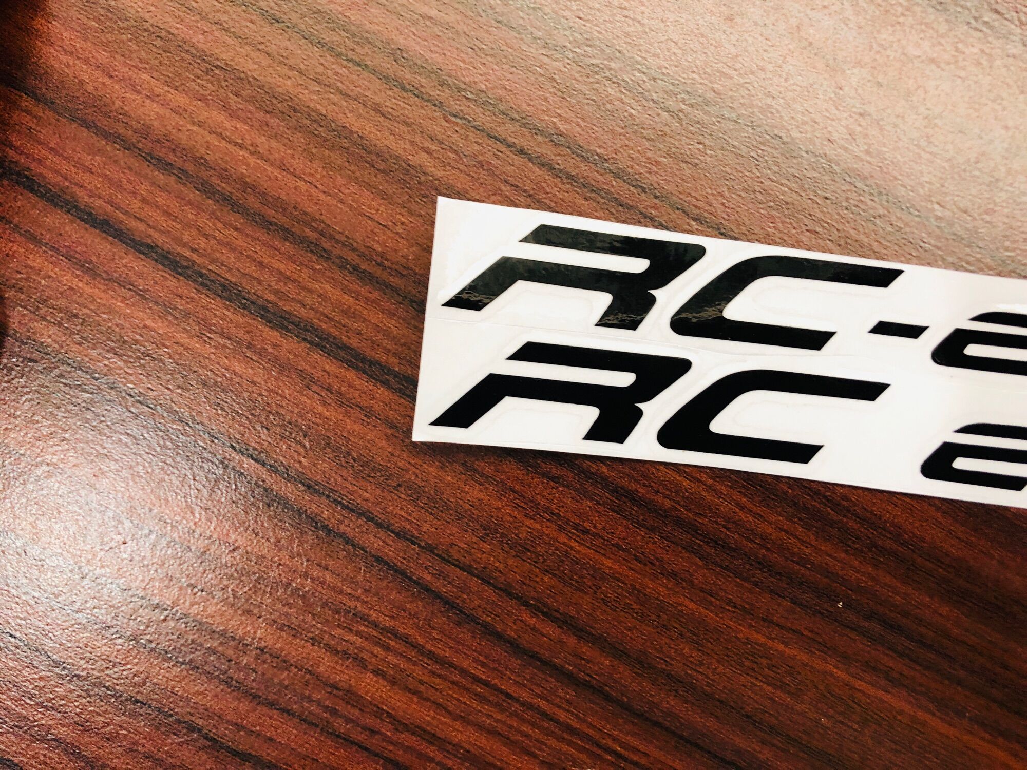 TEM DÁN PHUỘC RC EDITION ĐEN DECAL