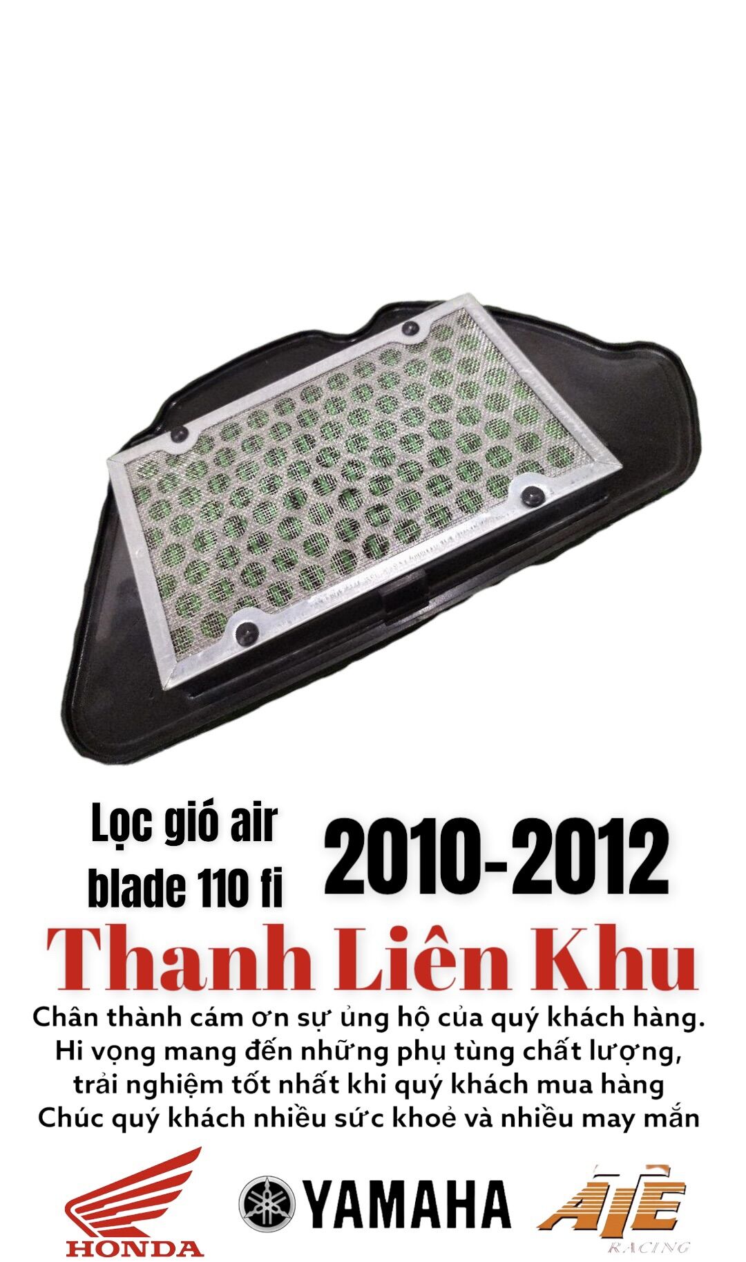 Lọc gió- Tấm lọc khí airblade 110 fi ( 2010-2012)