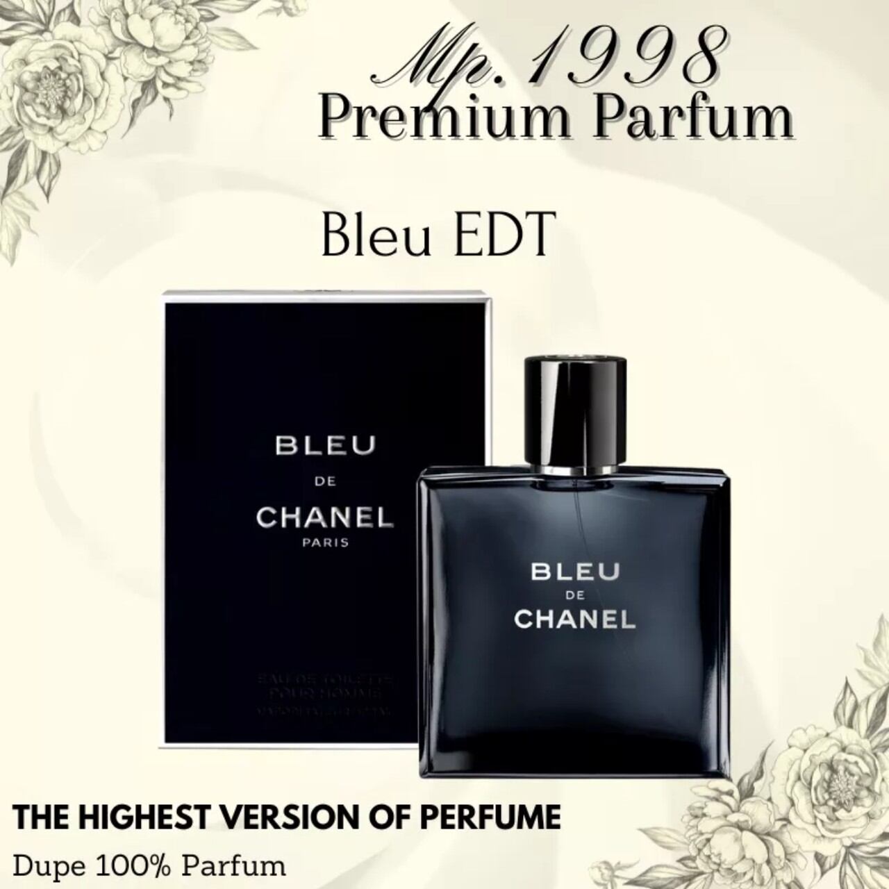 Nước hoa nam Bleu Chanel 100ml lưu hương lâu, lịch lãm