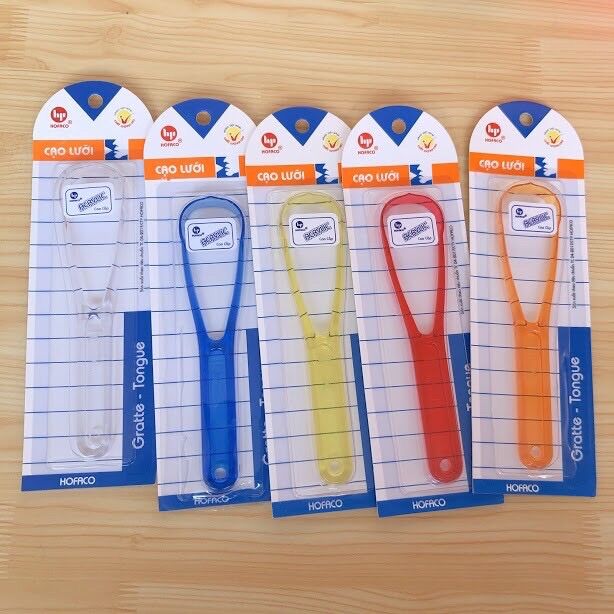 [HCM]Que cạo lưỡi dụng cụ làm sạch lưỡi Hofaco HPG26