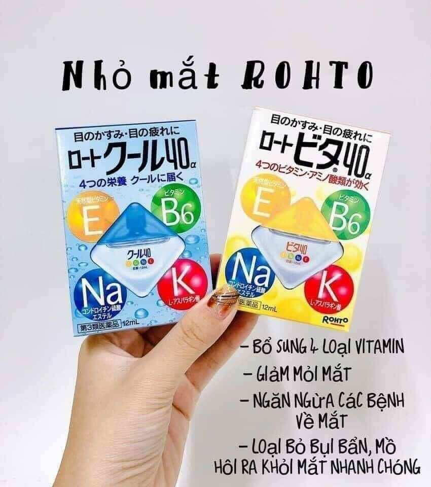 Nước nhỏ mắt rohto vita 40 nội địa nhật 12ml