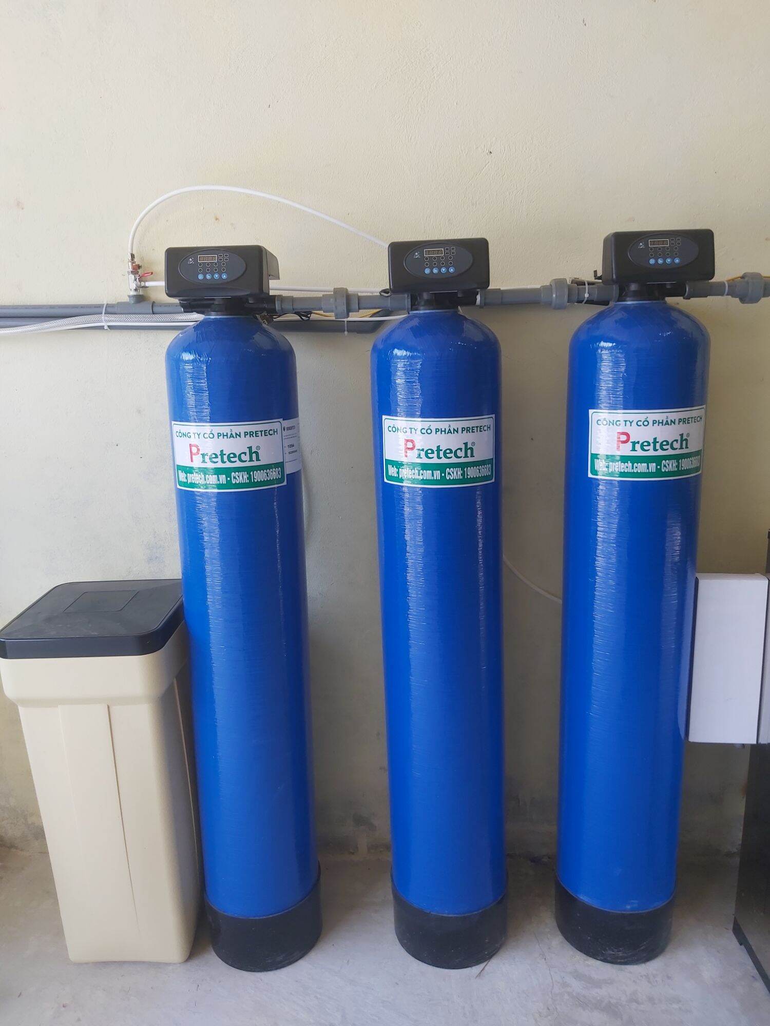 Bộ lọc nước sinh hoạt 1252 công suất lớn, van điện tử cho gia đình