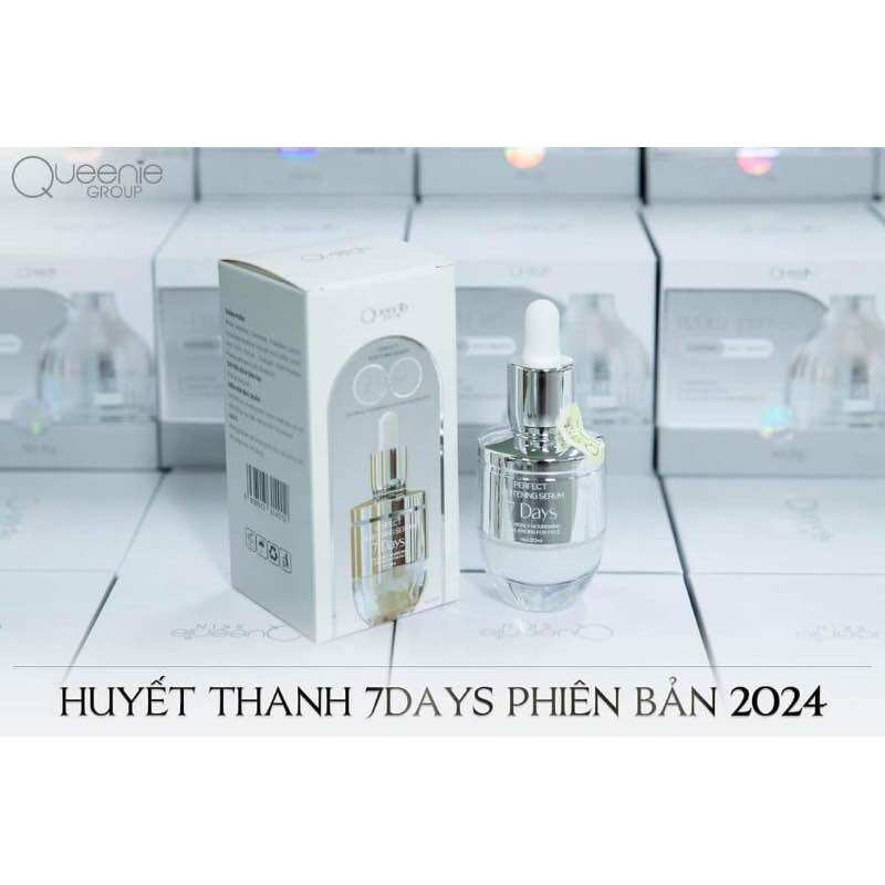 Serum Huyết Thanh 7Day Queenie Skin Mẫu Mới Chính Hãng