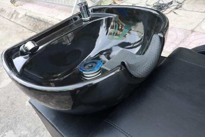 Mẫu gối cao su kê bồn gội đầu cực êm, gối vừa làm gối vừa kê cổ bồn gội đầu