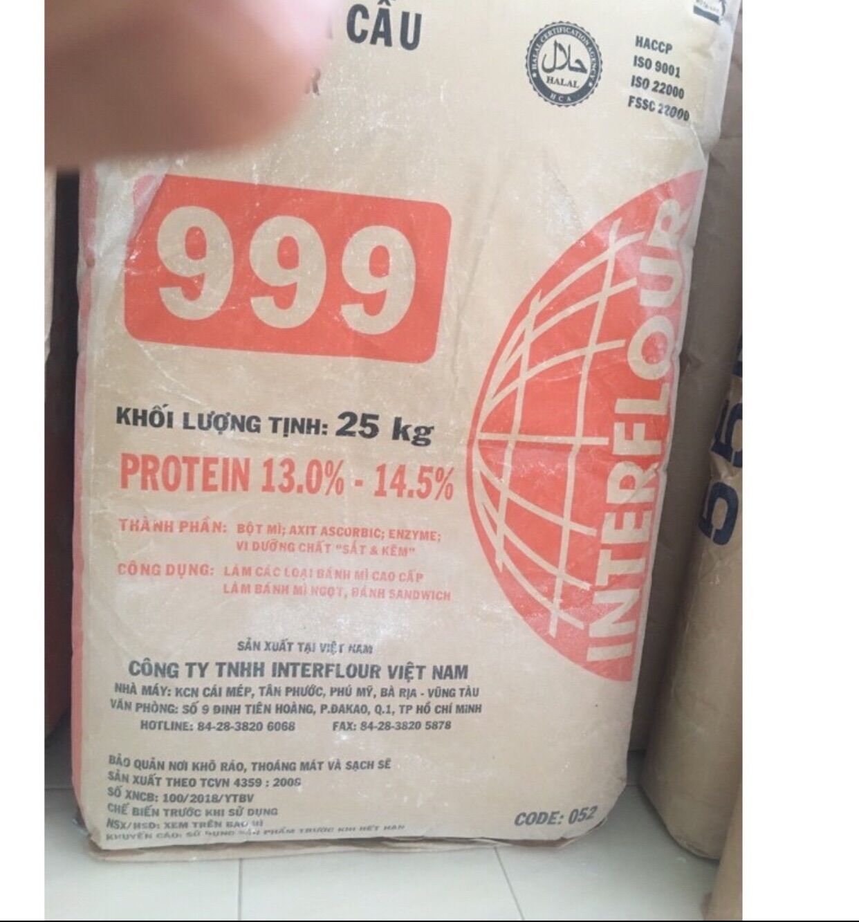 Bột mì 999 bao 25kg