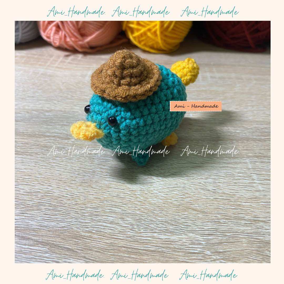 Thú mỏ vịt Perry bằng len (Perry the Platypus)
