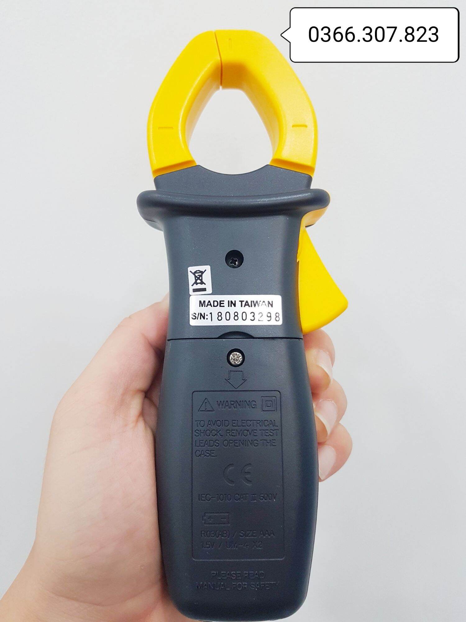 [HCM]Ampe kìm đo dòng AC/DC Tenmars TM-13E (400A)