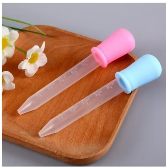Ống bón sữa, thuốc cho bé, đầu bóp silicon mềm 5ml