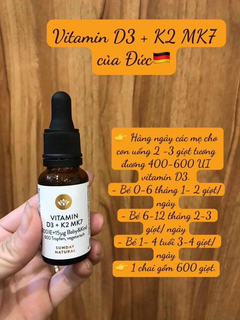 vitamin d3k2mk7 hàng xách tay đức