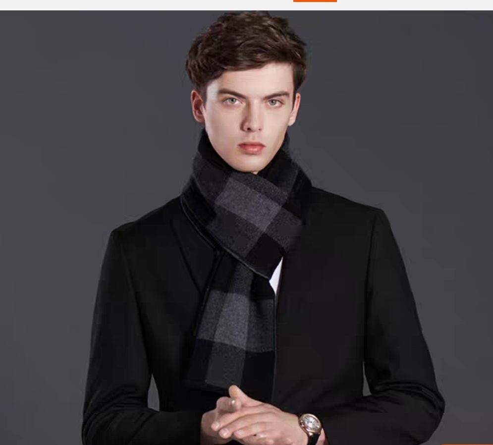 Khăn len nam lông cừu cao cấp thời trang mới