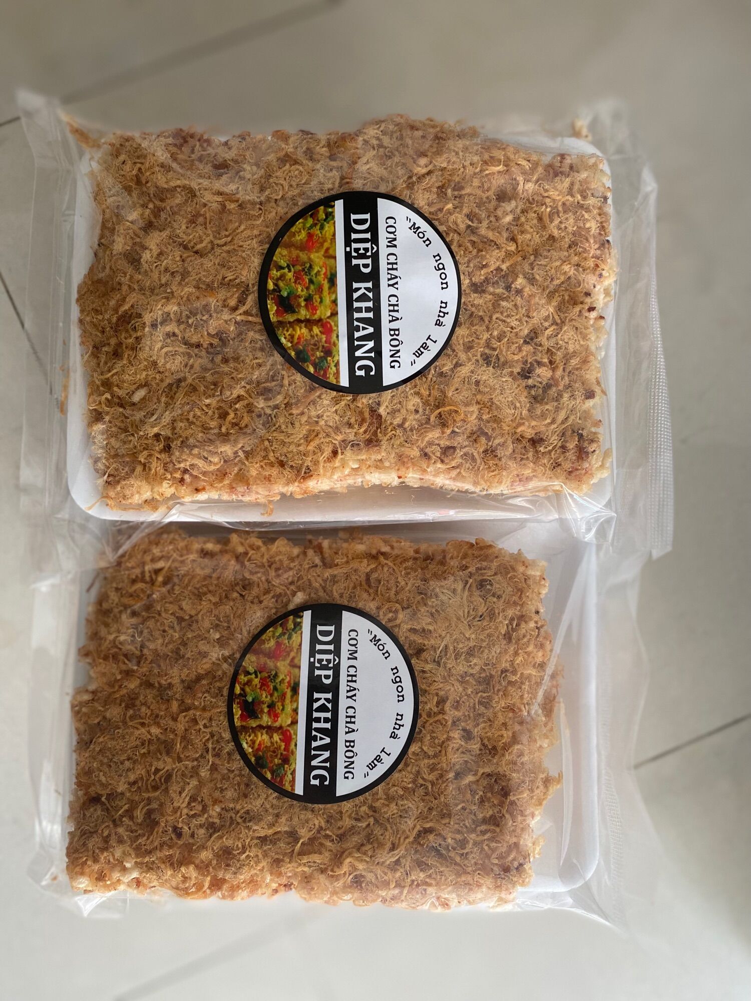 Combo 6 gói cơm cháy siêu chà bông Diệp Khang