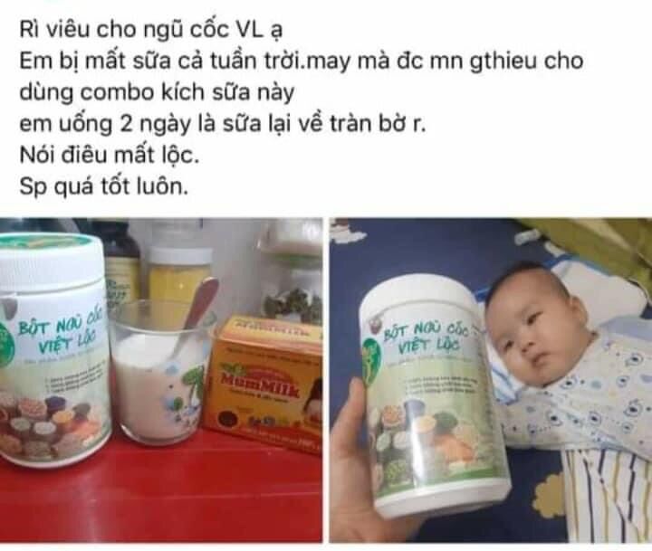 hộp ngũ cốc việt lộc kèm cốm [ 500g + 1 hộp cốm ]