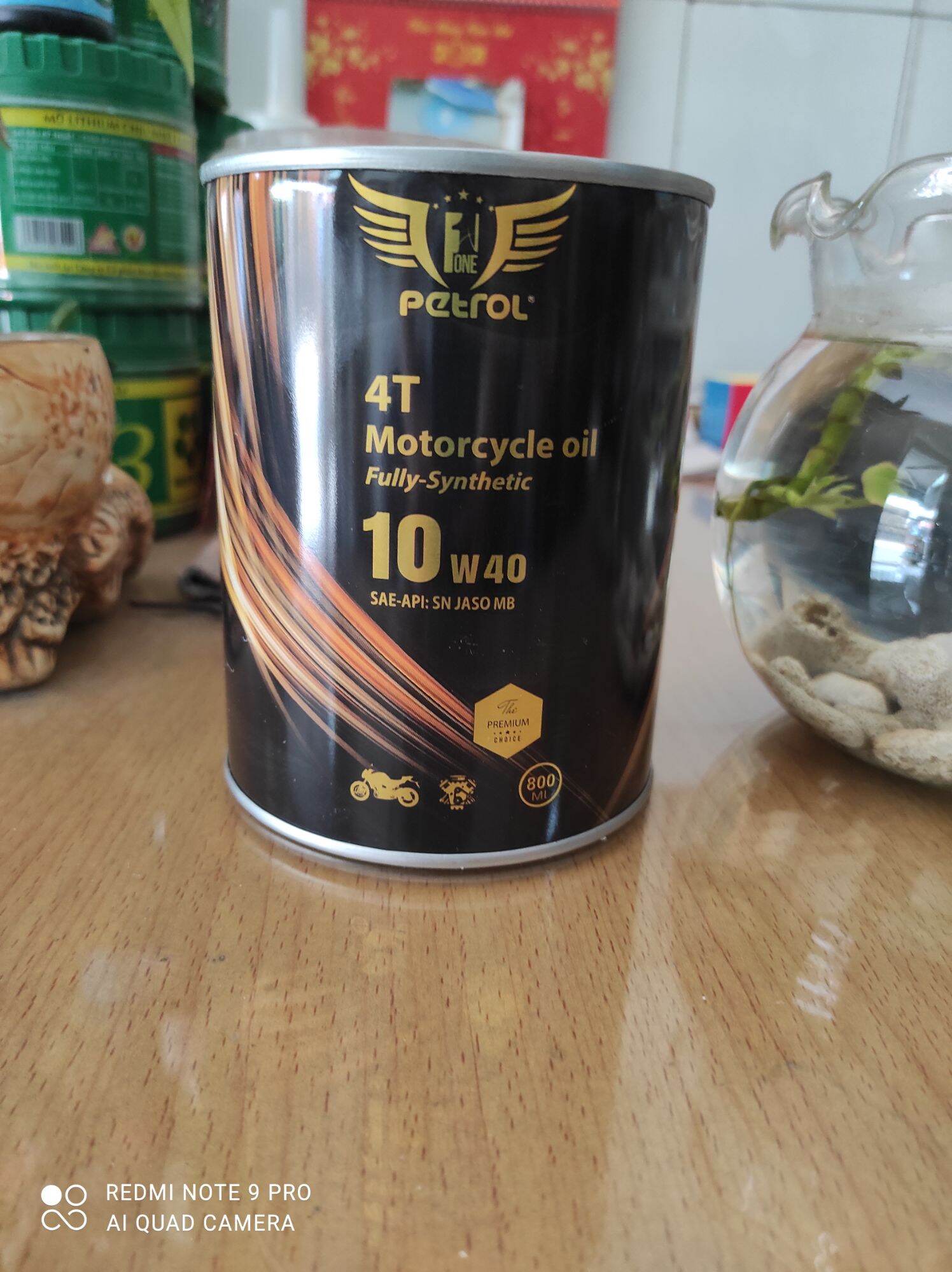 [HCM]Nhớt lon tổng hợp Petrol One 10W40 MB - sử dụng cho xe tay ga lon 0.8 L