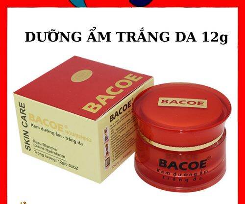 Bacoe kem dưỡng ẩm trắng da 12g
