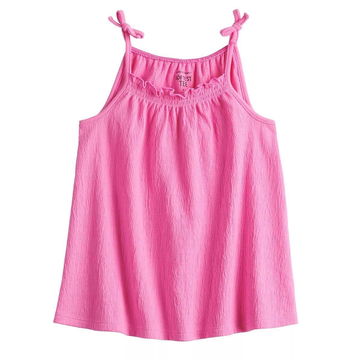 Áo thun 2 dây xuất khẩu Jumping Beans bé gái