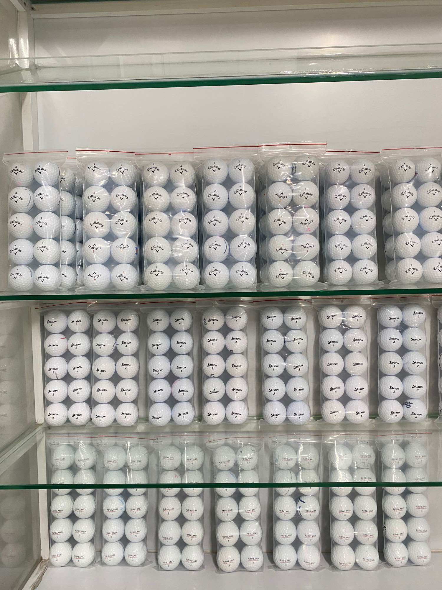 (Túi 10 quả) Bóng Golf CALLAWAY màu trắng độ mới 98%