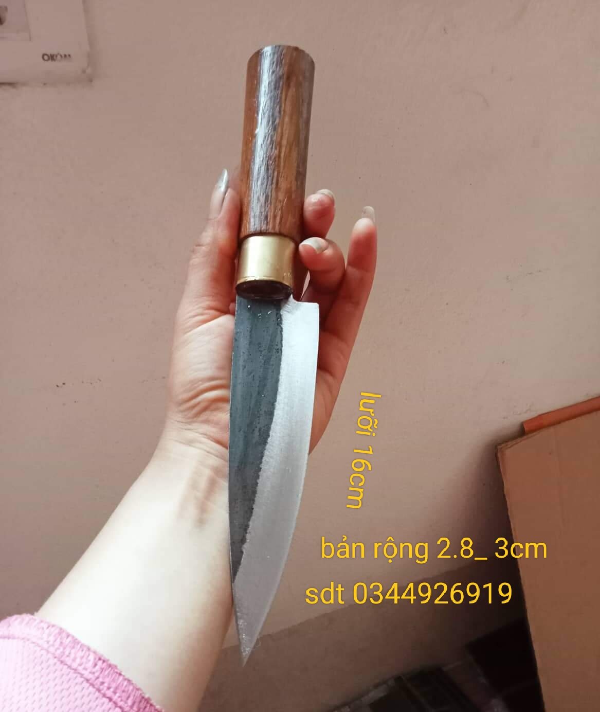 Dao lọc thịt thép nhíp xe