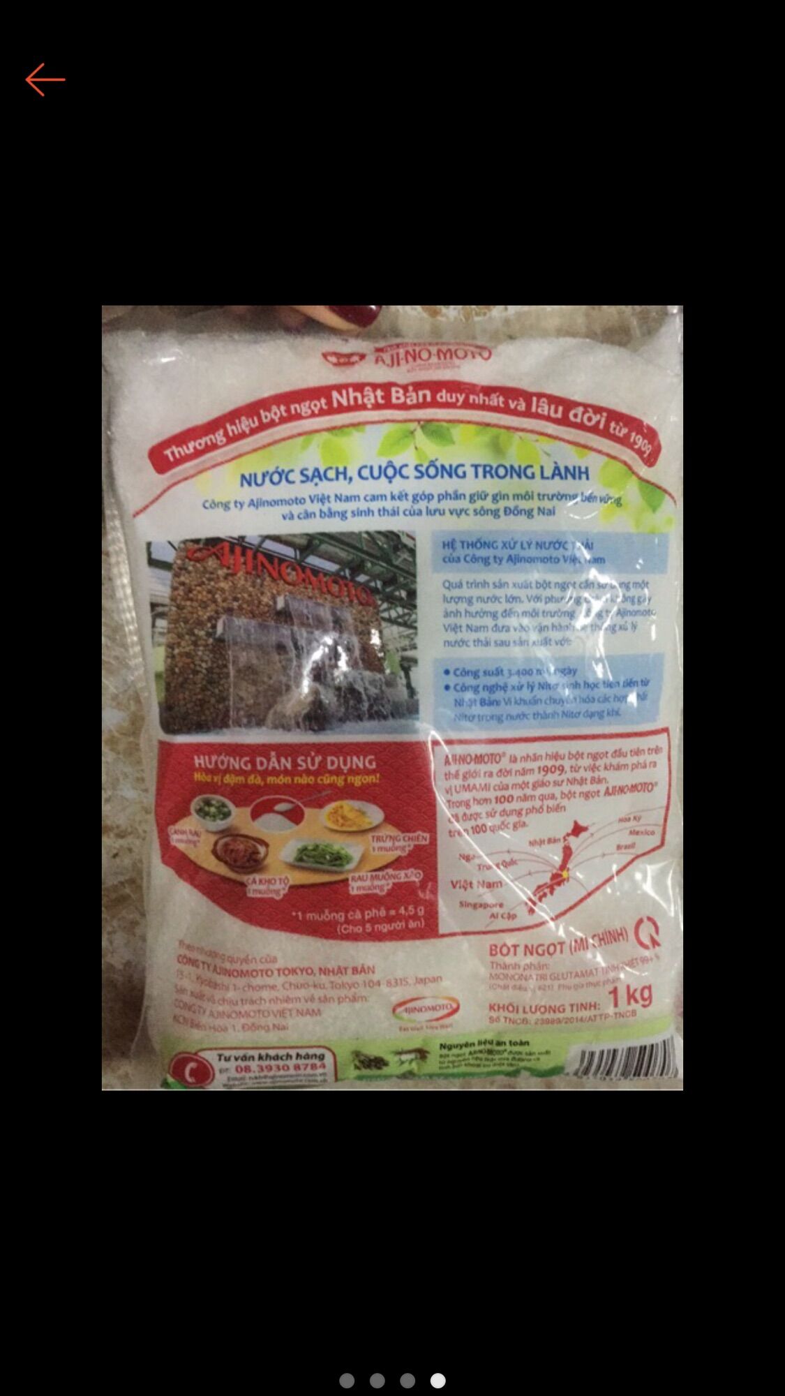 Bột Ngọt (Mì Chính) Aji-No-Moto 1kg