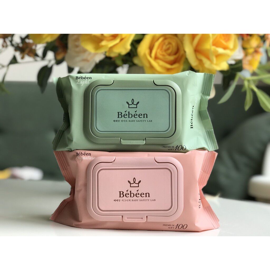 Khăn ướt hàn quốc BeBeen 100 tờ