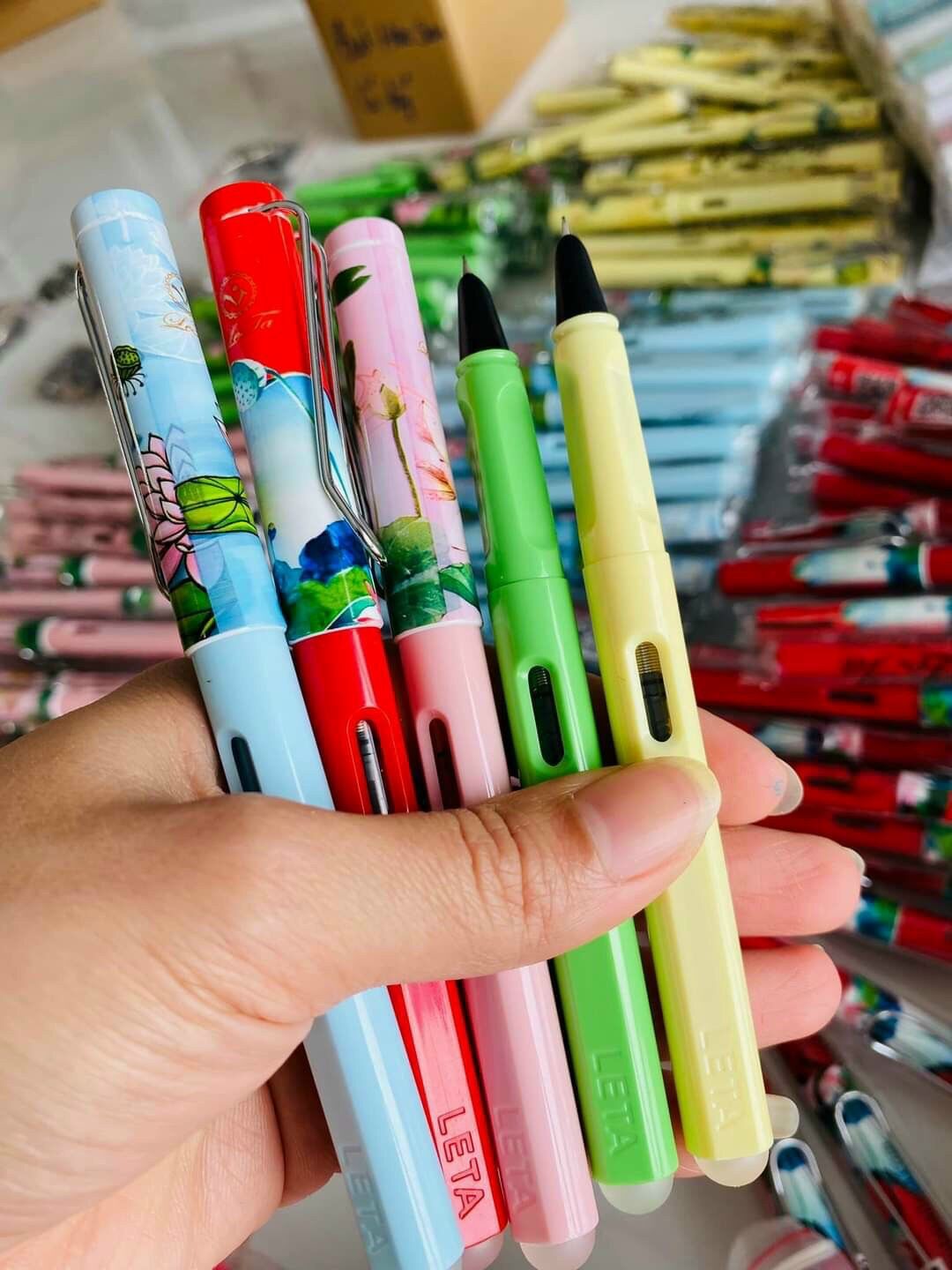 Bút mực luyện viết Leta Hoa sen