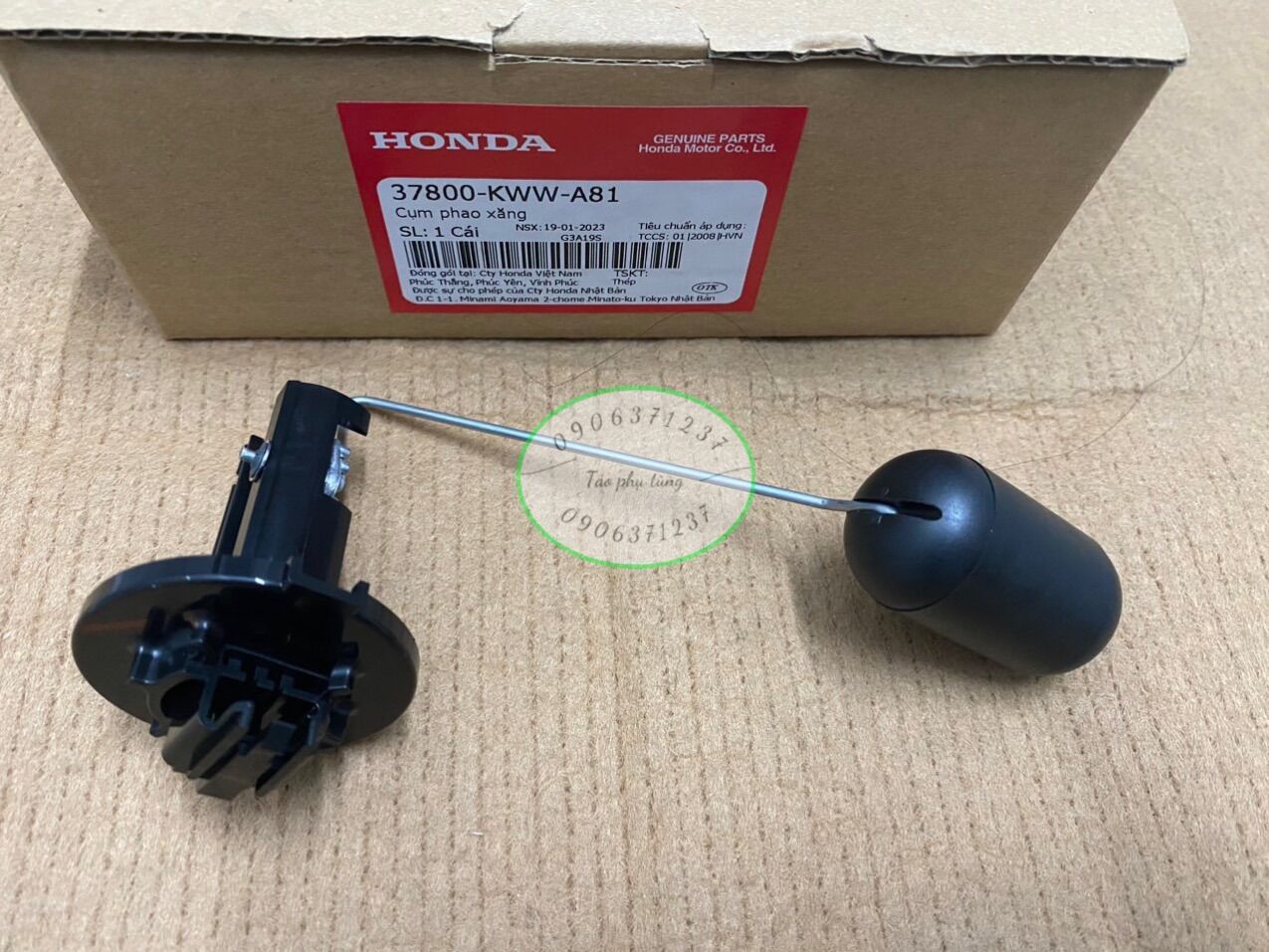 PHAO BÁO XĂNG XE RSX 110 ĐỜI SIÊU NHÂN 2012 (KWW-A81)