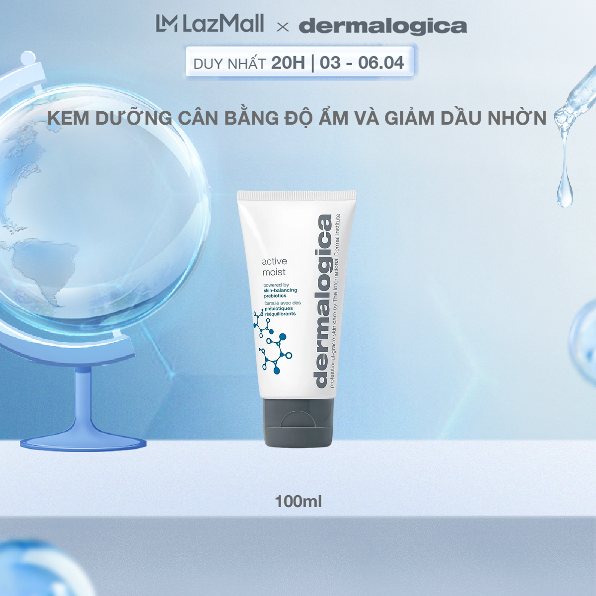 Kem dưỡng ẩm Dermalogica Active Moist 100ml
