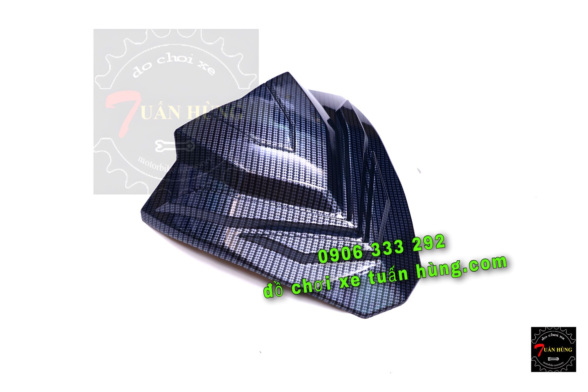 Ốp đầu vario 160 cbs carbon mẫu mới - mão vario160