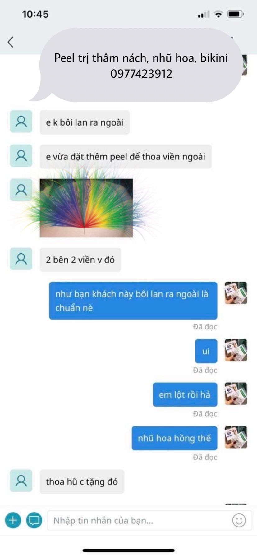 Peel Làm Hồng Nách, Nhũ Hoa, BiKiNi