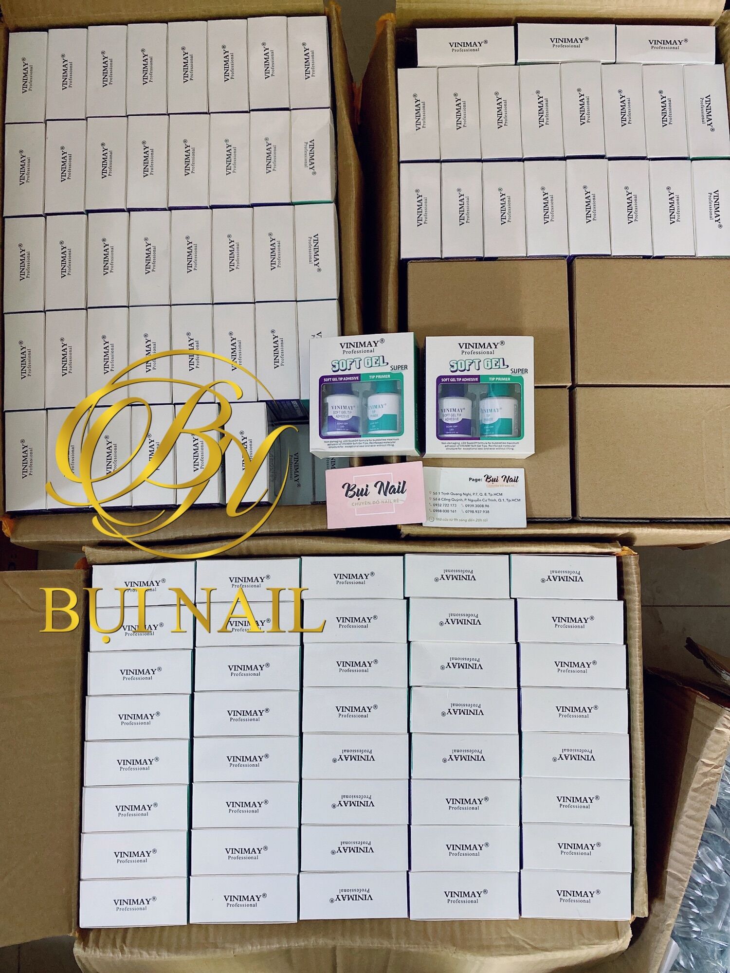 BỘ 2 CHAI GEL DÁN MÓNG VINIMAY SIÊU CHẮC