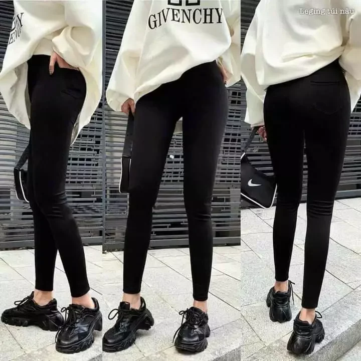 Quần legging nữ dài 4 túi, quần ôm nữ