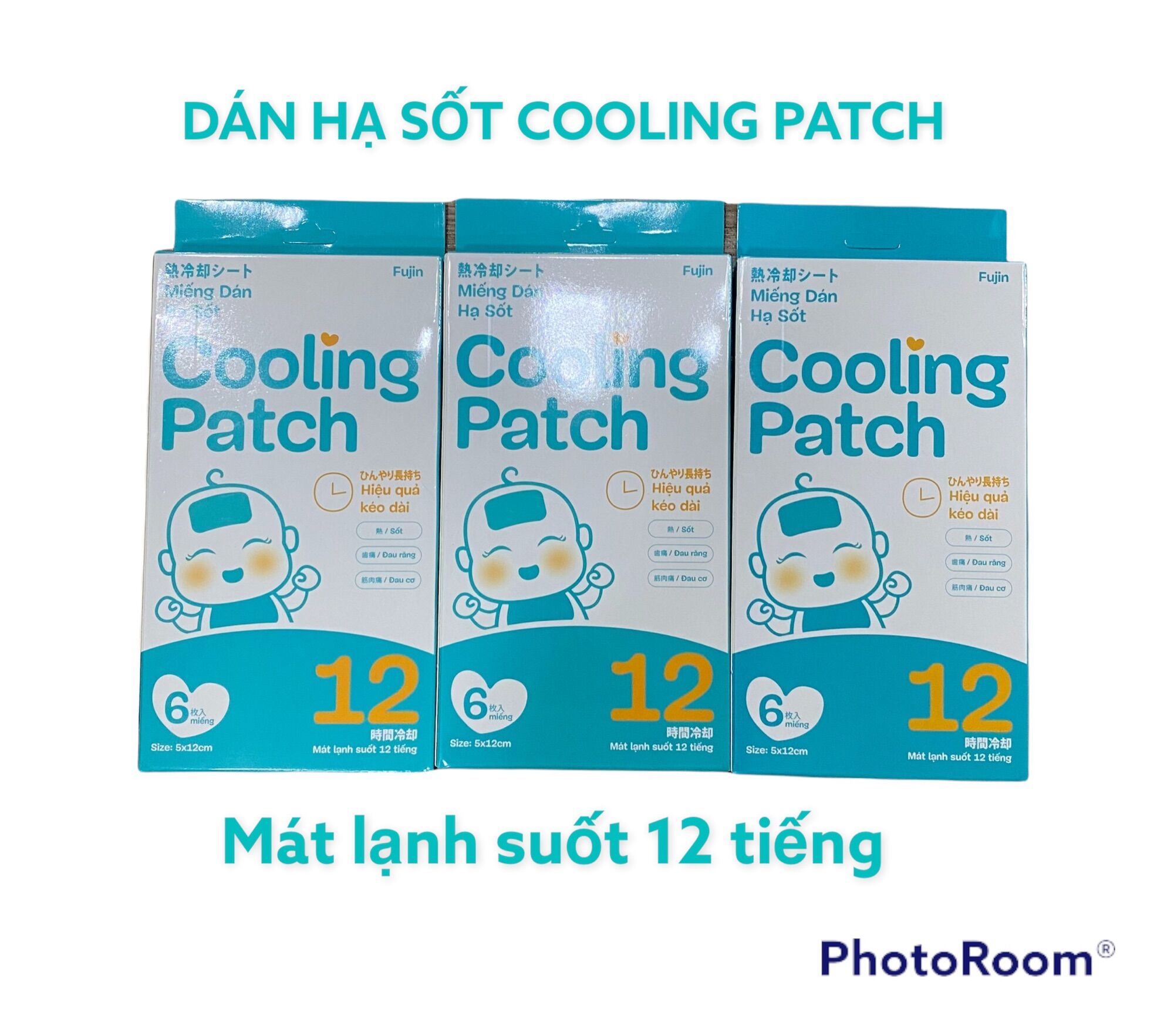 Dán hạ sốt Cooling patch hàng Việt nam chất lượng cao công ty FUJIN