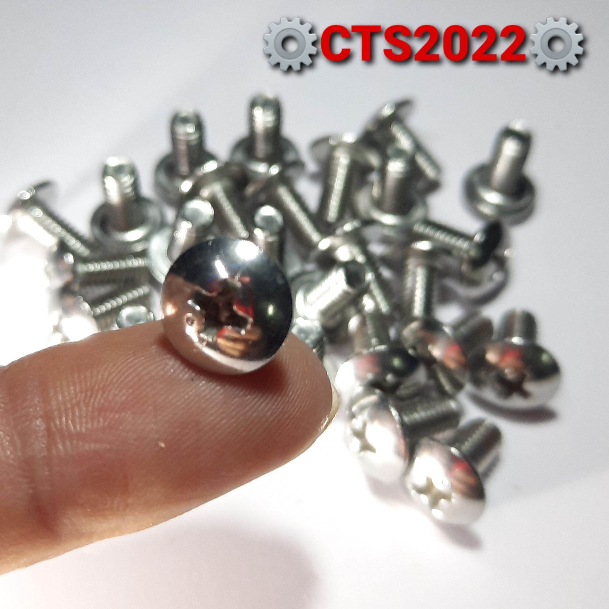 Bulông dù m5 inox 304 đầu vít