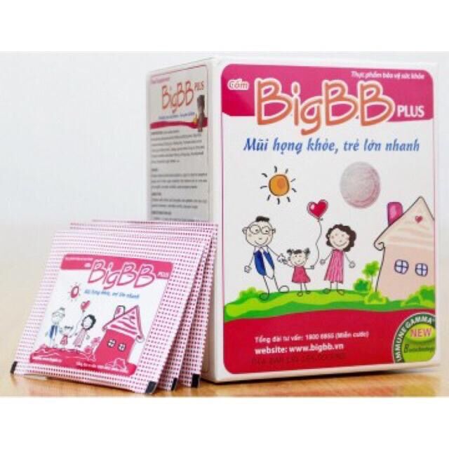 Cốm BigBB và BigBB Plus - 16 gói x 3gram