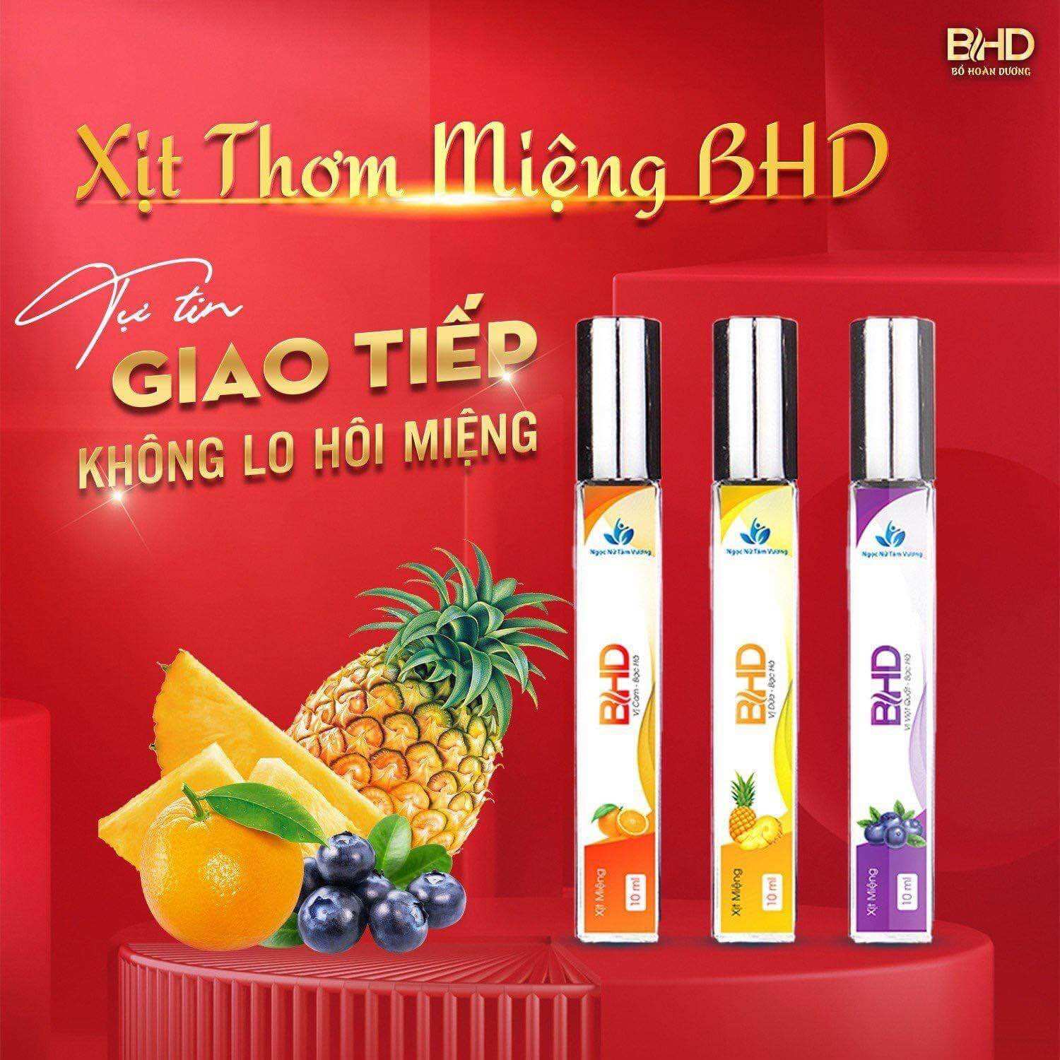 Xịt Thơm Miệng Khử Mùi hôi