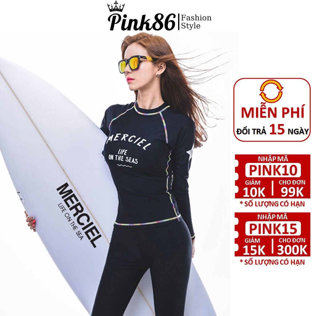 0bộ đồ bơi, tắm biển nữ quần áo dài - bk-224i