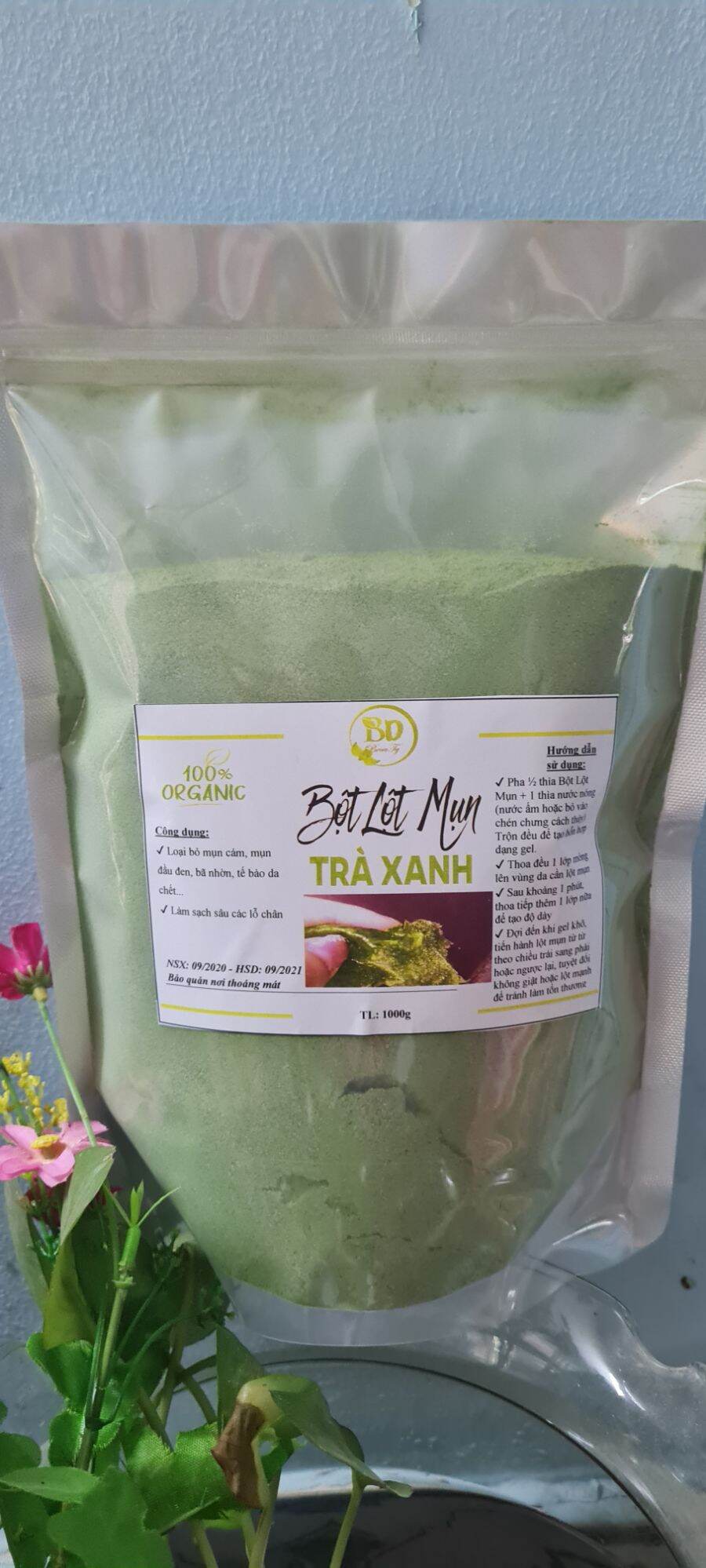 [HCM]Bột lột mụn trà xanh