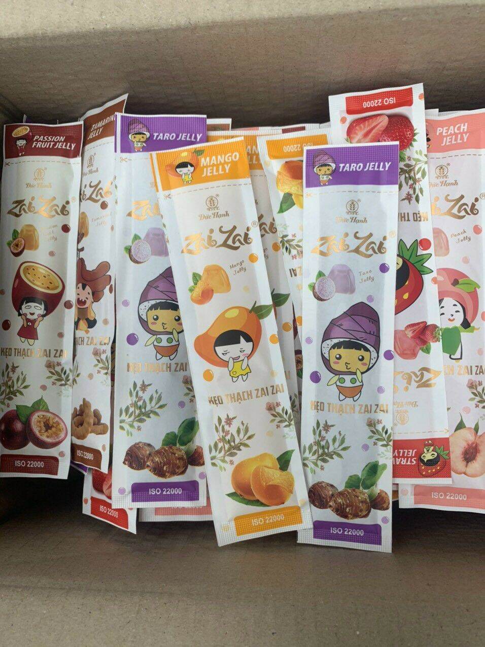 [HCM]1kg kẹo thạch rau câu Zai Zai hàng chuẩn giòn dai ngon ngon