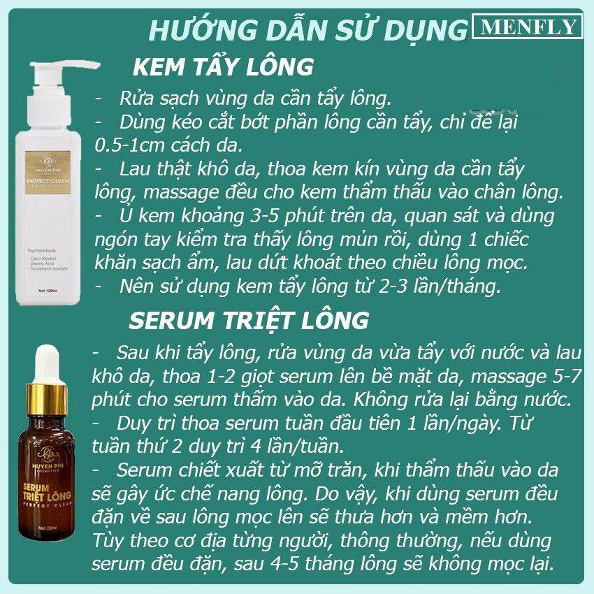 [HCM]Kem tẩy lông Huyền Phi (tặng kèm serum triệt lông)
