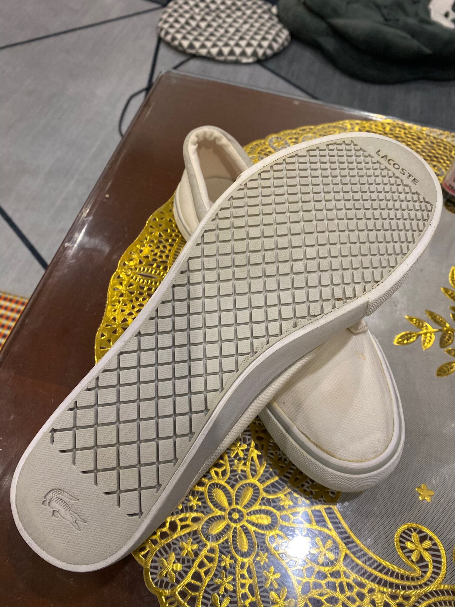 GIẦY SECONDHAND CHÍNH HÃNG- giầy Lacoste size 41-độ mới trên 7