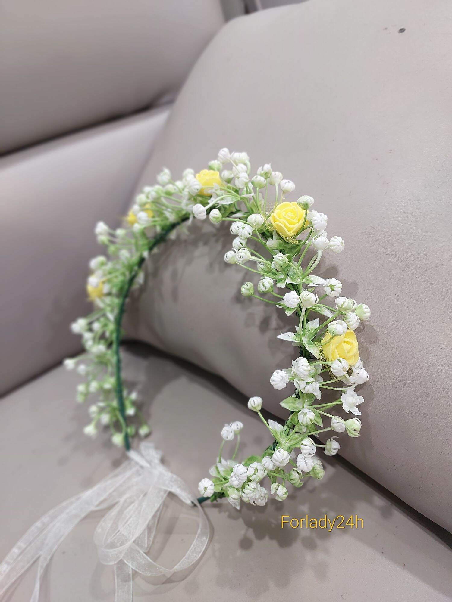 [HCM]Vòng hoa đội đầu cô dâu