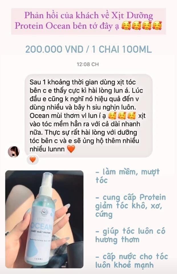 OCEAN HAIR MIST - XỊT DƯỠNG MƯỢT TÓC