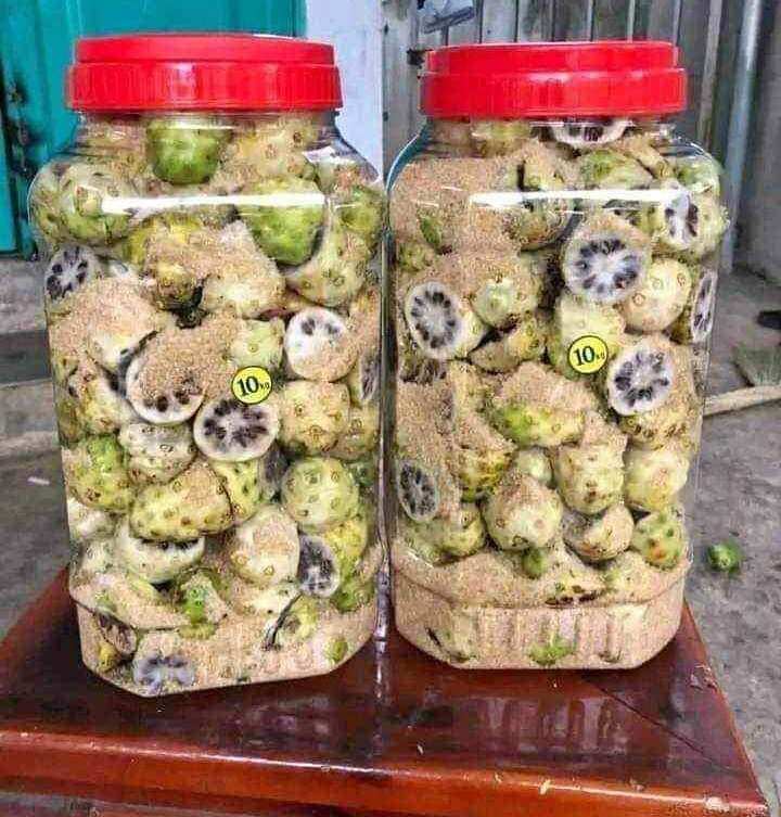 Trái nhàu ngâm đường phèn 1 keo 3kg