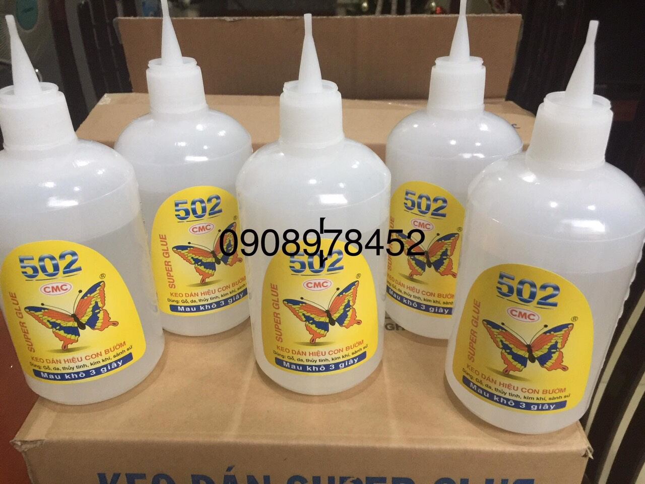 1 thùng 10 bình keo dán gỗ full 500gr
