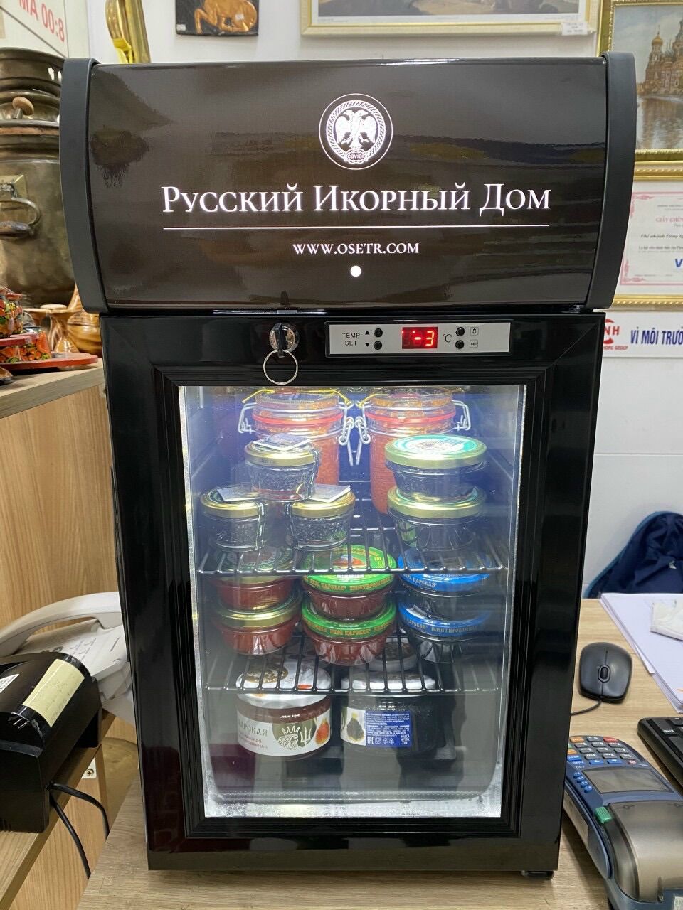 Trứng cá đen 100g xách tay Nga